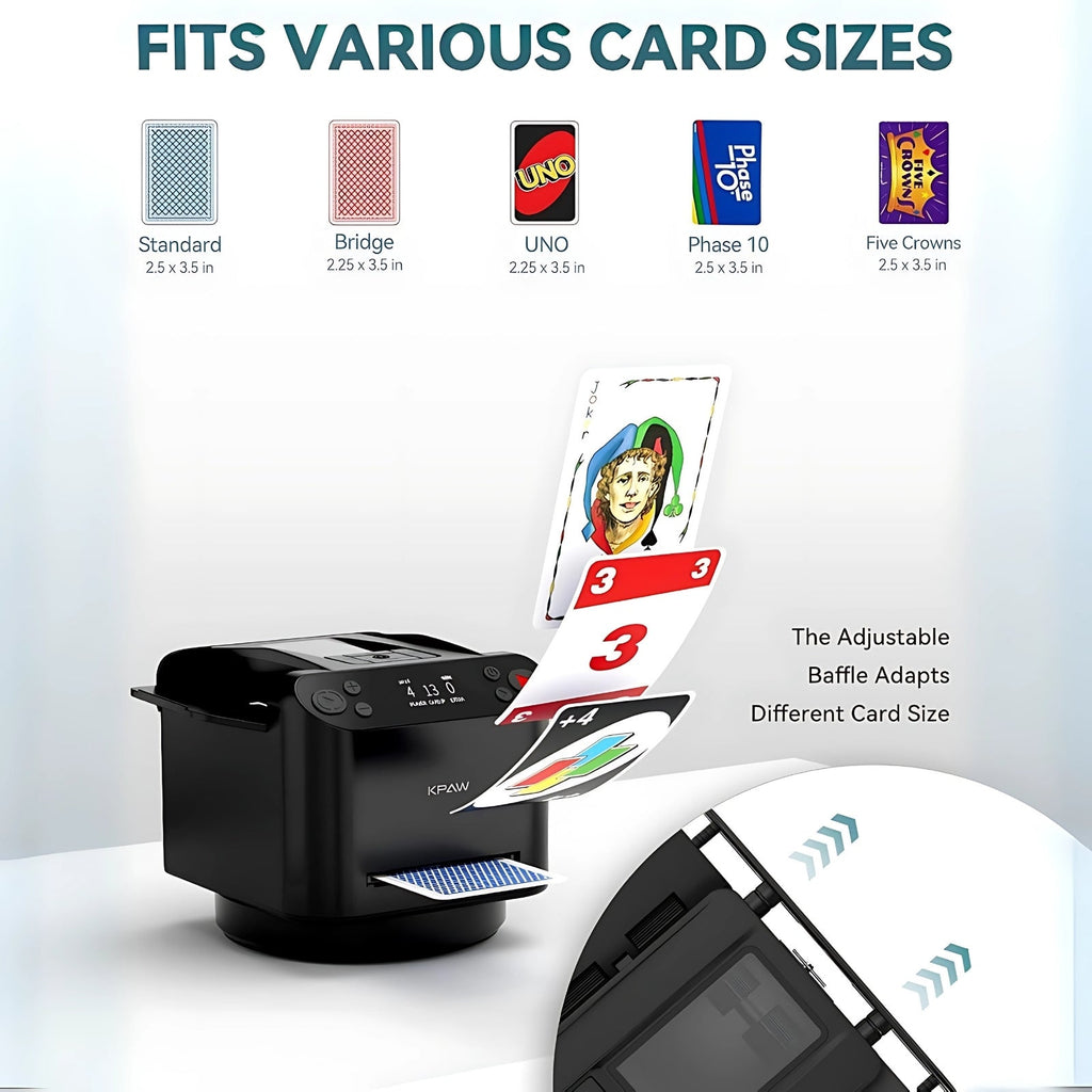2-in-1 Automatic Card Shuffler & Dealer With 4 Card Drawing Remotes - Stan's Toy Store