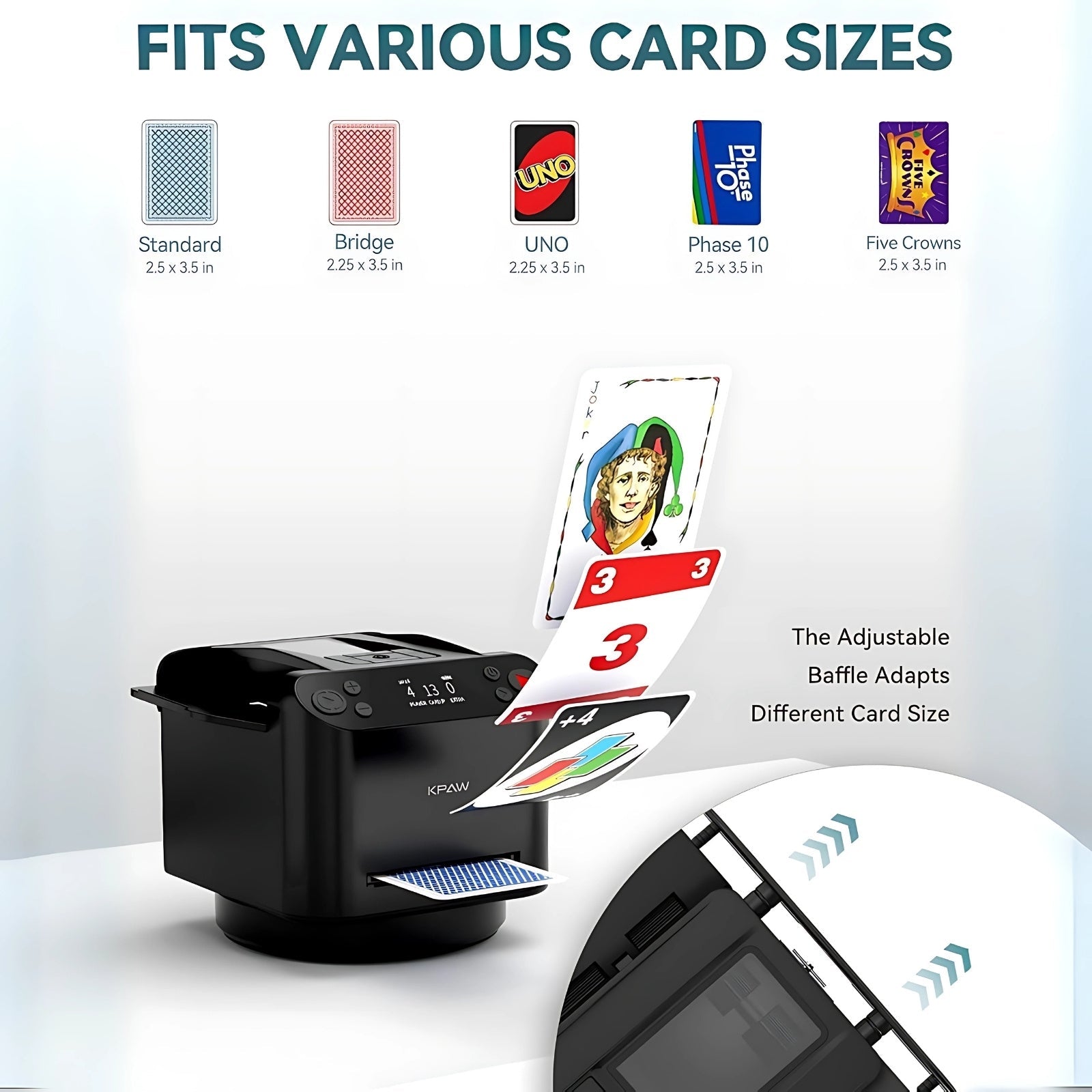 2-in-1 Automatic Card Shuffler & Dealer With 4 Card Drawing Remotes - Stan's Toy Store