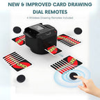 2-in-1 Automatic Card Shuffler & Dealer With 4 Card Drawing Remotes - Stan's Toy Store